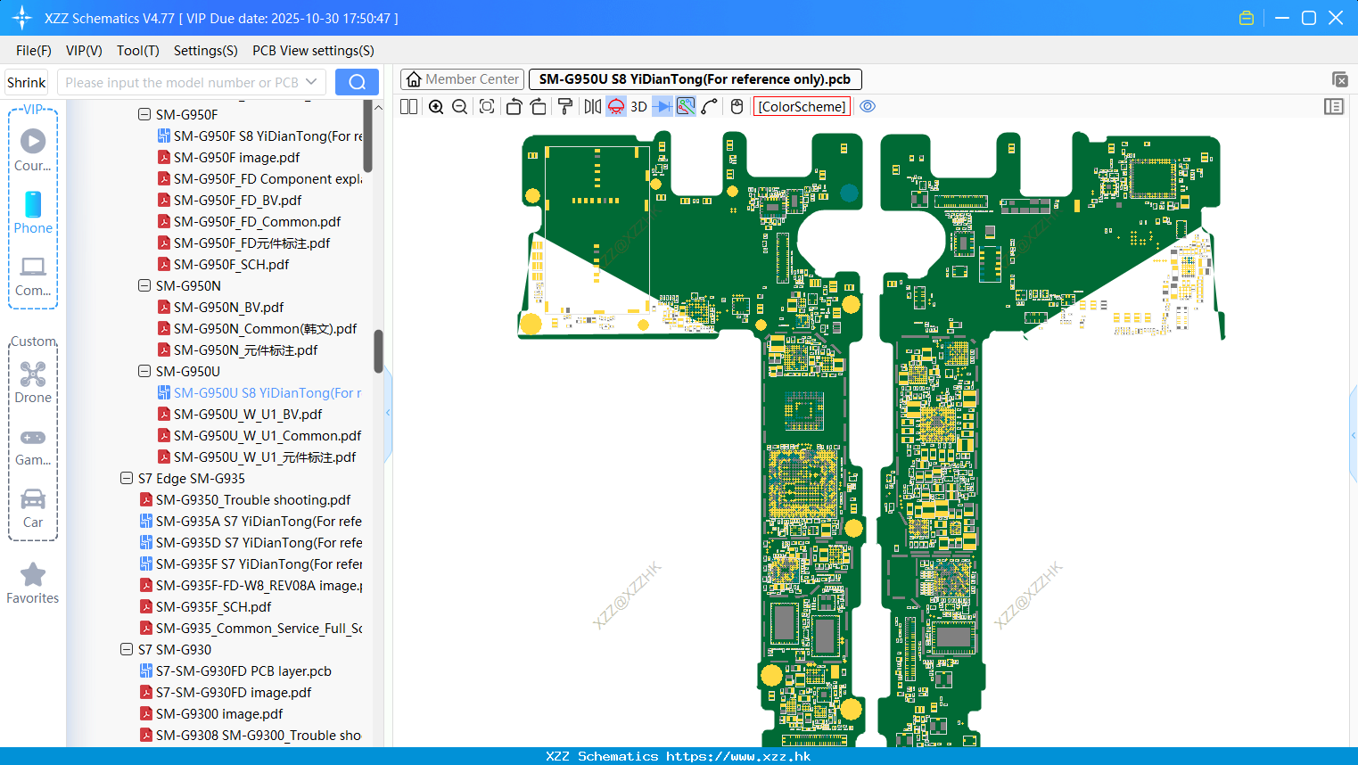 Samsung SM-G950U S8 bitmap(For Reference Only)